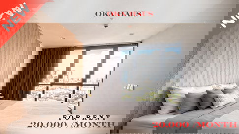 🍀 Minimal Room For Rent 📌 Oka Haus Sukhumvit 36  (Line: @rent2022) | Near BTS Thonglor  ✨ Ready to move in! ✨ 📌 Ref Code: A11144