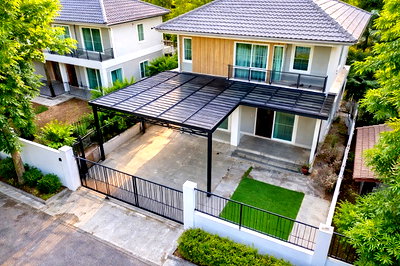 เช่าบ้านเดี่ยว แจส กรีน วิลเลจ คู้บอน : เจริญพัฒนา พระยาสุเรนทร์30 ใกล้ BTSบางชัน 800 ม. ถ.รามอินทรา109-117 บ้านเดี่ยว 2ชั้น 4 นอน 2 น้ำ 50 ตร.ว. 200 ตร.ม.ไม่ชนใคร แฟชั่น 2.5กม.