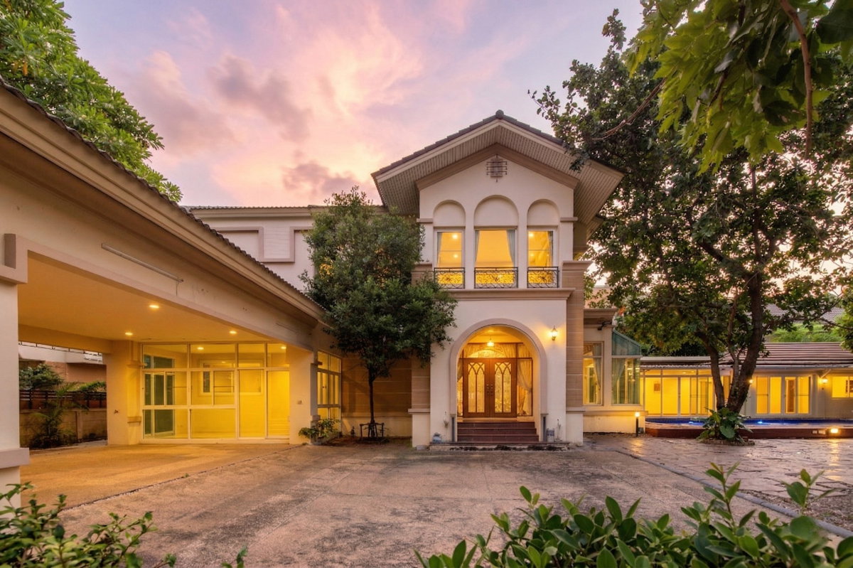 รูป [บ้านวิวสระ] คิวเฮ้าส์ อเวนิว พระราม 5 บ้านเดี่ยวหลังใหญ่ บรรยากาศรีสอร์ท - รูปที่ 3/33