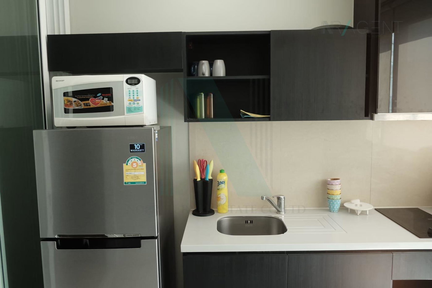 รูป 🚩 ให้เช่าคอนโด 1 อาคาร 1 ชั้น 7 1 ห้องนอน ขนาด 45 ตรม ใกล้ ริทึ่ม สุขุมวิท 44 - รูปที่ 8/8