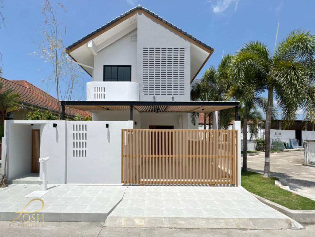 รูป บ้านเดี่ยว (หลังมุม) รีโนเวทใหม่ โครงการเจ้าฟ้าการ์เด้นโฮม 3 – เกาะแก้ว พื้นที่ใช้สอยเยอะ 45.4 ตารางวา 4ห้องนอน 3ห้องน้ - รูปที่ 1/43