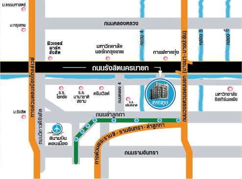 รูป ให้เช่า Pier93 รังสิต คลอง 4 ตกแต่งสวย ห้องใหม่ พร้อมเฟอร์นิเจอร์ พร้อมอยู่ - รูปที่ 5/5