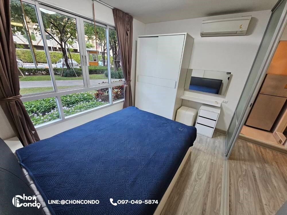รูป DCondo ดีคอนโด ชั้น1 ตึกA  ------------วิวสวน------------Tel 097-049-5874 (Line: @choncondo มี@ด้วย) - รูปที่ 1/15