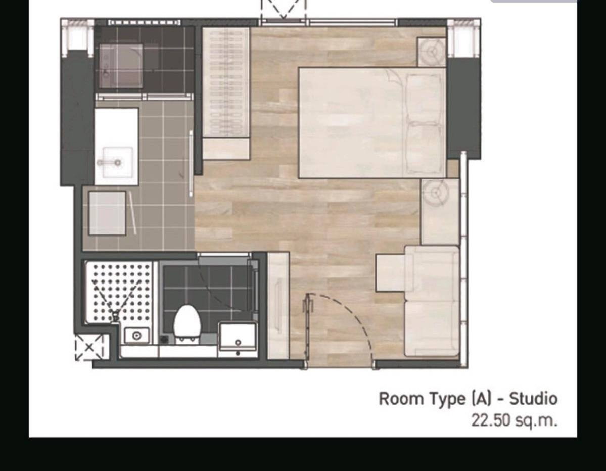 รูป 🏢 ให้เช่าคอนโด : Aspire Ratchada - Wongsawang (แอสปาย รัชดา - วงศ์สว่าง)   รหัสทรัพย์  | 📌LNP-C12842  - รูปที่ 7/7