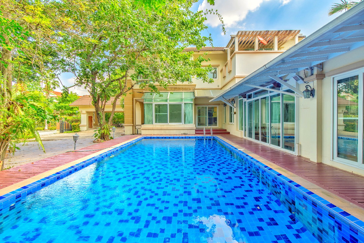 รูป [บ้านวิวสระ] คิวเฮ้าส์ อเวนิว พระราม 5 บ้านเดี่ยวหลังใหญ่ บรรยากาศรีสอร์ท - รูปที่ 4/33