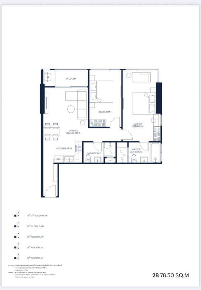 รูป คอนโด 2-ห้องนอน ที่ พีทีวาย เรสซิเดนซ์ สาย 1 ใกล้ พัทยาใต้ (ID 2799596) - รูปที่ 2/15