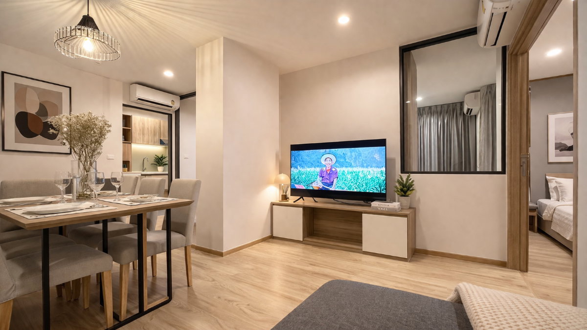 picture 🍀 Cozy Room For Rent 📌 The Excel Hideaway Sukhumvit 71 (Line: @rent2022) | Near BTS Phra Khanong  ✨ Ready to move in! ✨ 📌 Ref Code: A04205 - 10/15