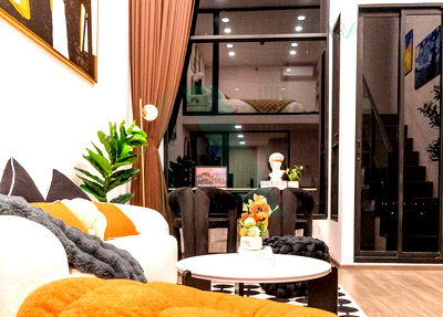 Condos for rent : 🚩 For Rent Condo SO ORIGIN KASET INTERCHANGE Building 1, Floor 21,Duplex, Room size 37 sqm