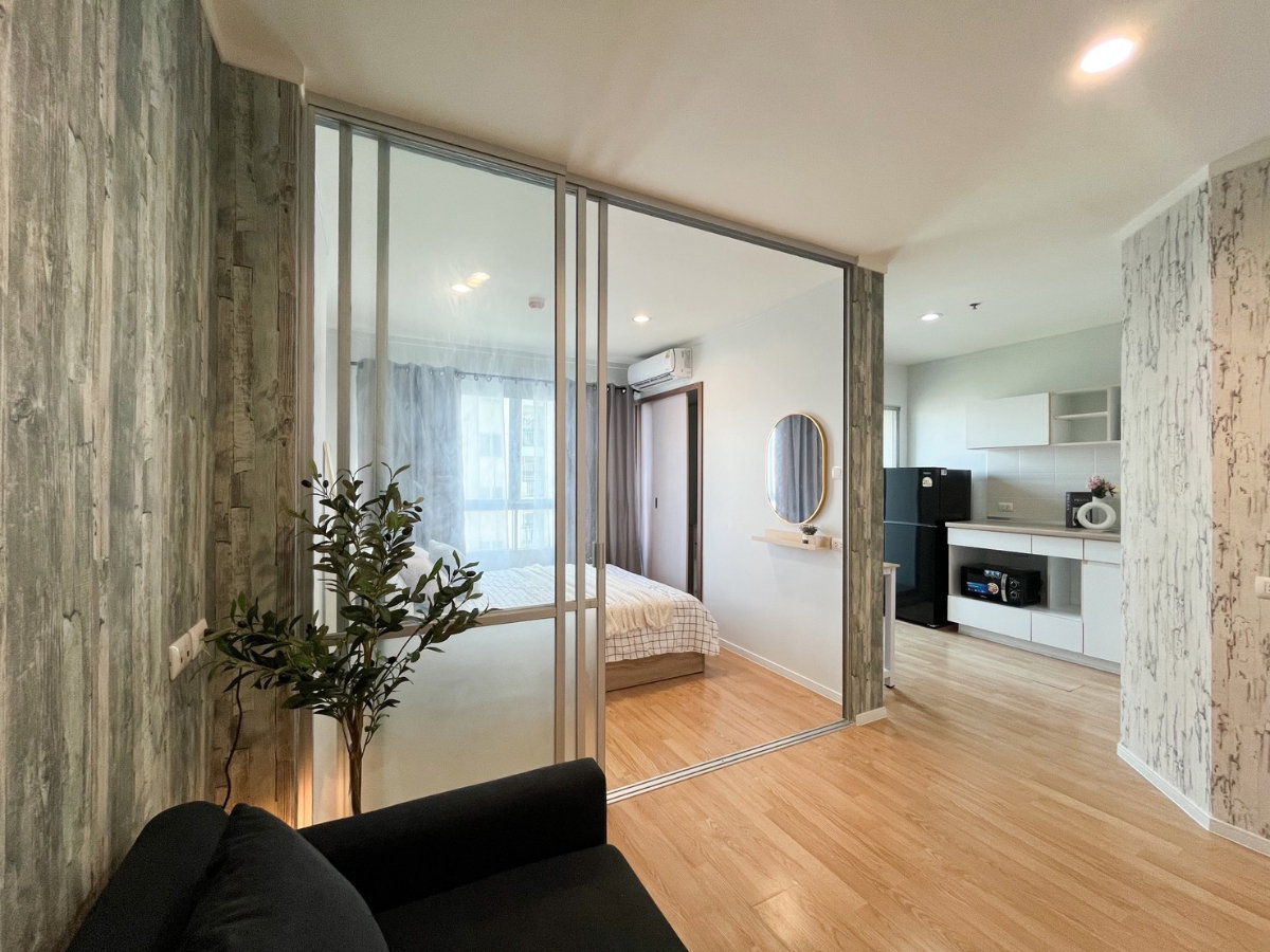 รูป ให้เช่าคอนโด ลุมพินี เมกะซิตี้ บางนา วิวสวย ขนาด 26 ตรม. ชั้น 25 ตึก C - รูปที่ 9/10