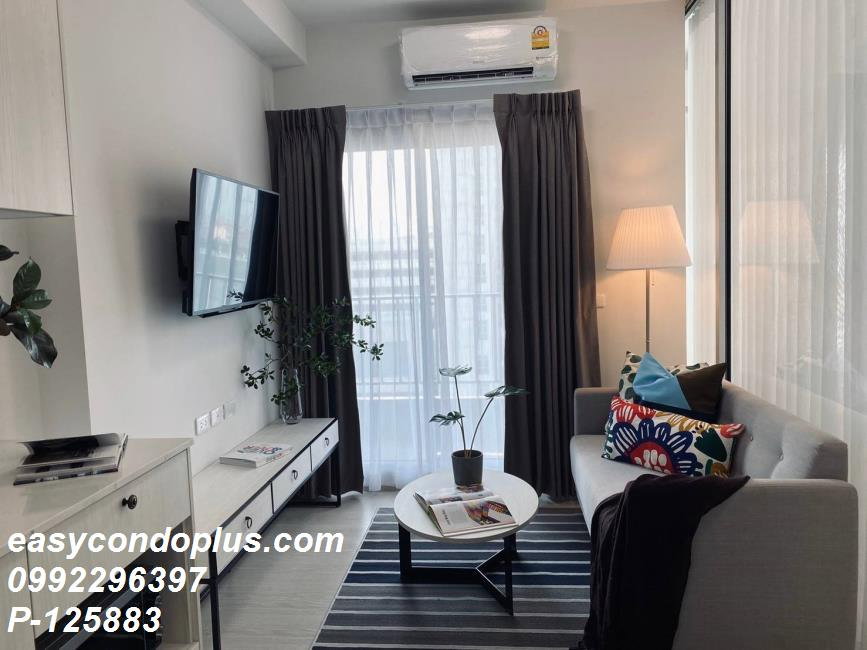 รูป P-125883 วิวสวย! Chapter One บางโพ 1 นอน ใกล้ MRT บางโพ 12,000 บาท | Line Id: @easycondoplus | 099-229-6397 - รูปที่ 6/10