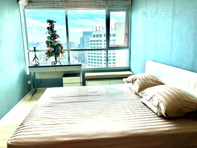 คอนโดให้เช่า : 🎊 ให้เช่า ไลฟ์ รัชดาภิเษก 2 ห้องนอน ชั้น 32  อาคาร A ใกล้ MRT ห้วยขวาง