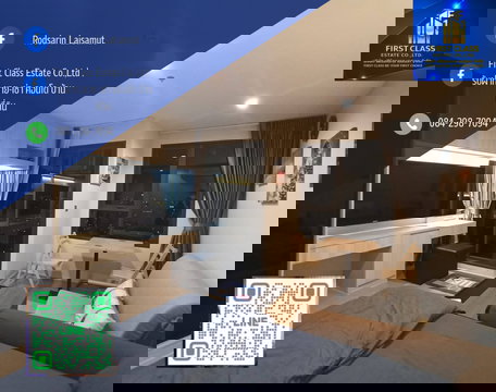 🌃ให้เช่า Life Ladprao ไลฟ์ลาดพร้าว ตึก B ชั้น 42 ห้องมุม 27.5 ตร.ม ระเบียงทิศใต้🌃