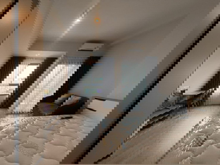 รูป ให้เช่า คอนโด พร้อมเข้าอยู่ 1 มิถุนายน 69 ไอดีโอ พระราม 9 อโศก MRT พระราม 9  เฟอร์นิเจอร์ครบ เครื่องใช้ - รูปที่ 2/9