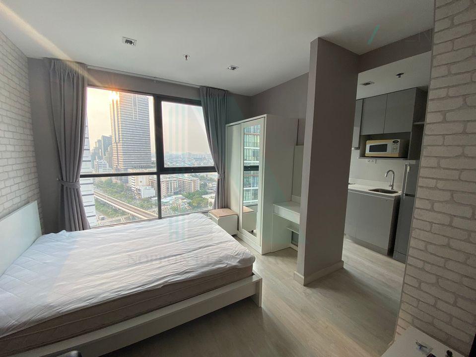 รูป ให้เช่า ไอดีโอ โมบิ สาทร STUDIO ชั้น19  ใกล้ BTS กรุงธนบุรี - รูปที่ 4/8