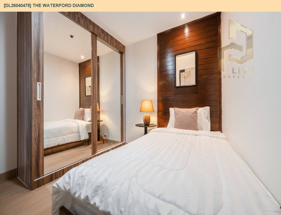 รูป DL26040475 ขายคอนโด เดอะ วอเตอร์ ฟอร์ด ไดมอนด์ (The Waterford Diamond ) ใกล้ BTS พร้อมพงษ์ พร้อมเข้าอยู่ โทรด่วน 0614453194 LineID @162cjixi - รูปที่ 18/21