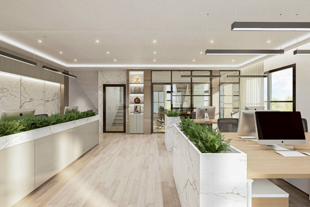 รูป 298AGLE ออฟฟิศ 4 ชั้น รีโนเวทใหม่ทั้งหลัง | ทำเลลาดพร้าว 71 โครงการ บ้านกลางกรุง - รูปที่ 2/5