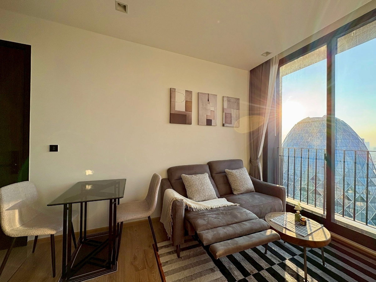 รูป 🌃Noble Around Ari ห้องหัวมุม หัวเตียงไม่ชนห้องอื่น location ติดรถไฟฟ้า BTS อารีย์ ข้าง la villa อารีย์🌃 - รูปที่ 3/12