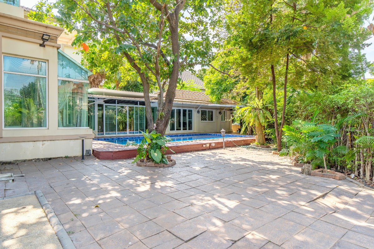 รูป [บ้านวิวสระ] คิวเฮ้าส์ อเวนิว พระราม 5 บ้านเดี่ยวหลังใหญ่ บรรยากาศรีสอร์ท - รูปที่ 7/33