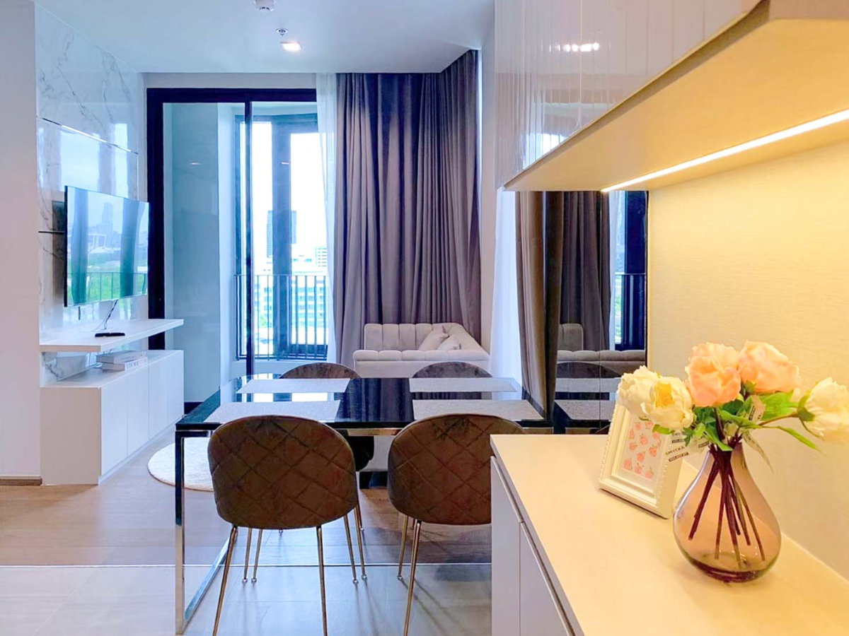 รูป ให้เช่า คอนโด Ideo Q สุขุมวิท 36 แบบ One bed plus 1 นอน 1 น้ำ 46 ตรม เฟอร์ครบ ใกล้ BTS ทองหล่อ เอกมัย พร้อมพงษ์ พระราม 4 : KT26R-008 - รูปที่ 1/10