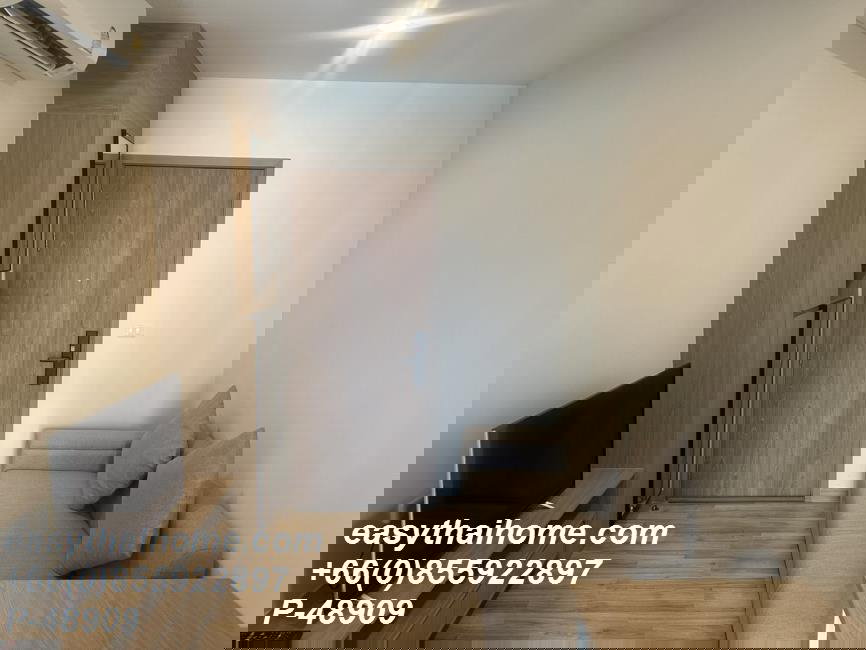 รูป P-48909 คอนโดให้เช่า นิช โมโน สุขุมวิท-แบริ่ง 12,500 บ. ใกล้ BTS แบริ่ง! วิวเมืองสวย 1 ห้องนอน Line Id: @easythaihome | 085-592-2897 - รูปที่ 2/11