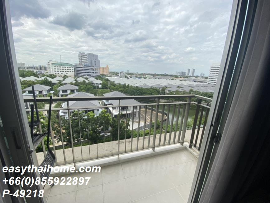 รูป P-49218 วิวเมืองสวย! เดอะ พาร์คแลนด์ ศรีนครินทร์ 9,000 บาท ใกล้ MRT ศรีลาซาล Line Id: @easythaihome | 085-592-2897 - รูปที่ 4/15
