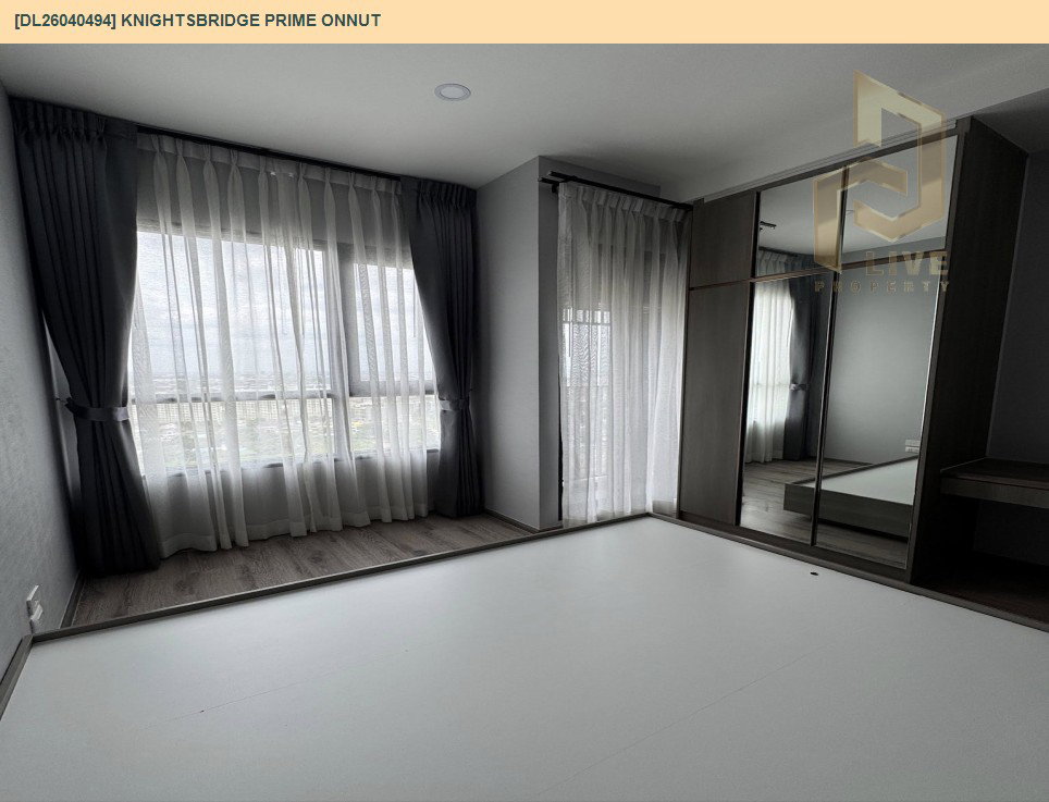 รูป DL26040494 ให้เช่าคอนโด ไนท์บริดจ์ ไพร์ม อ่อนนุช (Knightsbridge Prime Onnut) ใกล้ BTS อ่อนนุช พร้อมเข้าอยู่ โทรด่วน 0800343450 LineID @655ebbvc - รูปที่ 5/11
