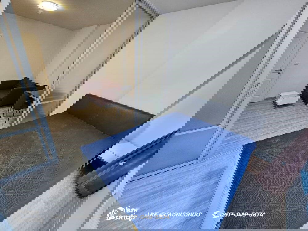 รูป DCondo ดีคอนโด ชั้น1 ตึกA  ------------วิวสวน------------Tel 097-049-5874 (Line: @choncondo มี@ด้วย) - รูปที่ 7/15