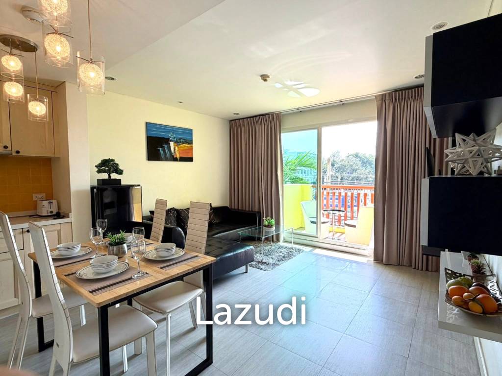 รูป คอนโด 52 ตร.ม. ชั้น4 กลางหัวหิน ติดทะเล พร้อมเฟอร์ - รูปที่ 1/24