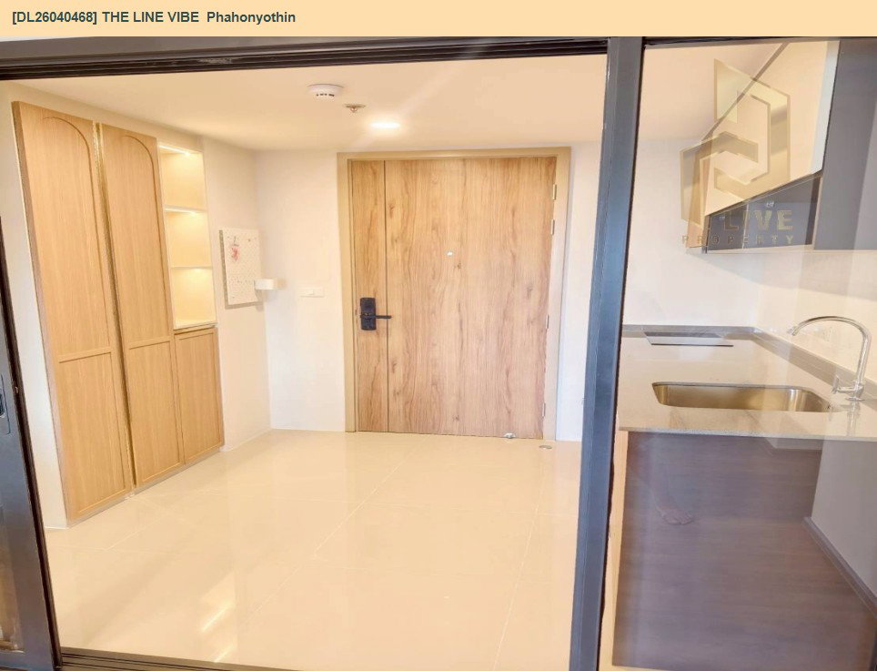 รูป DL26040468 ให้เช่าคอนโด เดอะ ไลน์ ไวบ์ พหลโยธิน (THE LINE VIBE Phahonyothin) ใกล้ BTS ห้าแยกลาดพร้าว พร้อมเข้าอยู่ โทรด่วน 0656259498 LineID @257sxzzu - รูปที่ 2/6
