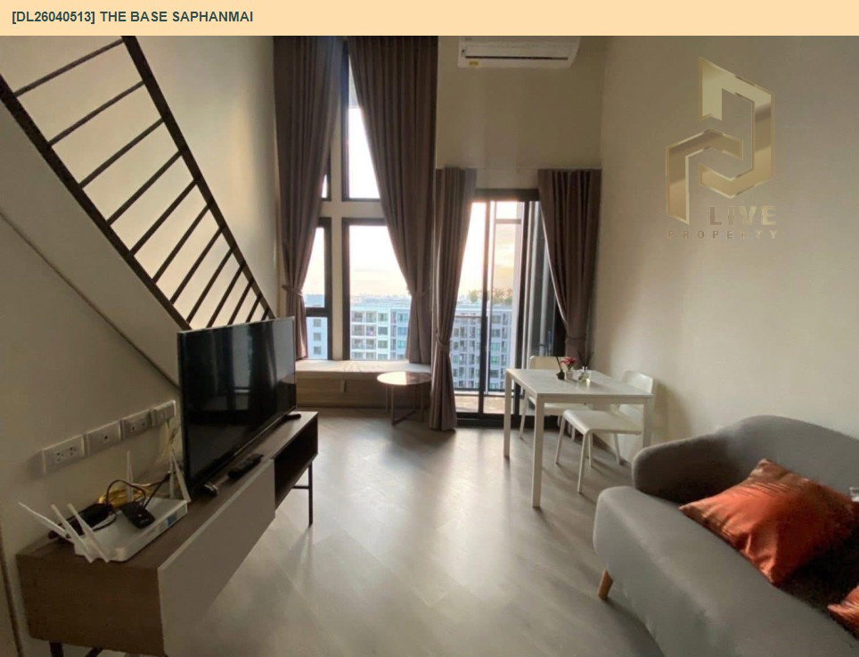 รูป DL26040513 ให้เช่าคอนโด เดอะ เบส สะพานใหม่ (THE BASE Saphanmai) ใกล้ BTS สายหยุด พร้อมเข้าอยู่ โทรด่วน 0656133286 LineID @534wlwof - รูปที่ 6/9