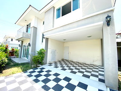 Houses for sale Bang Bua Thong Nonthaburi : Special Discount Corner Single House Move-in Ready Near MRT Purple Line Location Kunalai Proud Baan Kluay Sai Noi