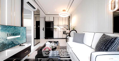 ขายคอนโด : คอนโด 1 ห้องนอน ขาย Embassy Life พัทยา ชั้น 9 ขนาด 35 ตร.ม. (ID 2457872)