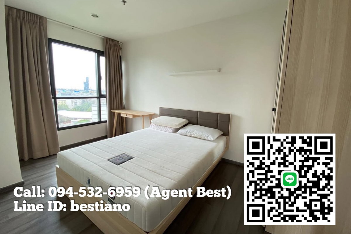 รูป ✨ ปล่อยเช่า The Base Park West สุขุมวิท 77 ใกล้ BTS อ่อนนุช ห้องใหญ่ 2 ห้องนอน วิวสระ | 24,000 บาท/เดือน ✨ - รูปที่ 1/9