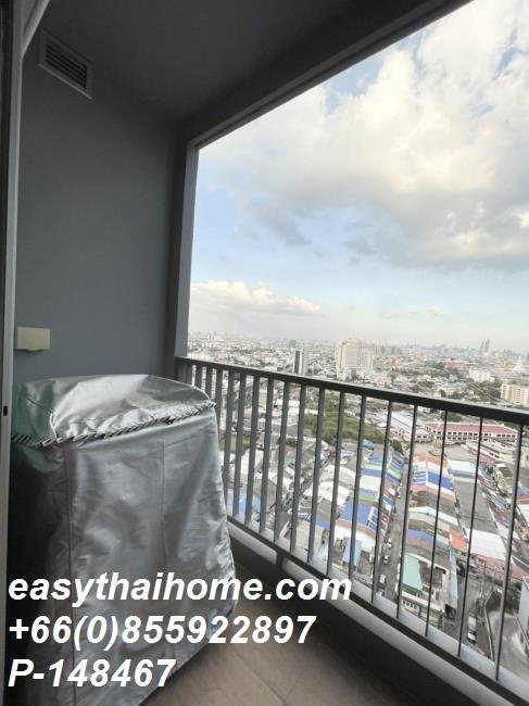 รูป P-148467 วิวเมืองสวย! ไอดีโอ โมบิ สาทร 1 นอน ใกล้ BTS กรุงธนบุรี 15,000 บาท | Line Id: @easythaihome | 085-592-2897 - รูปที่ 6/8