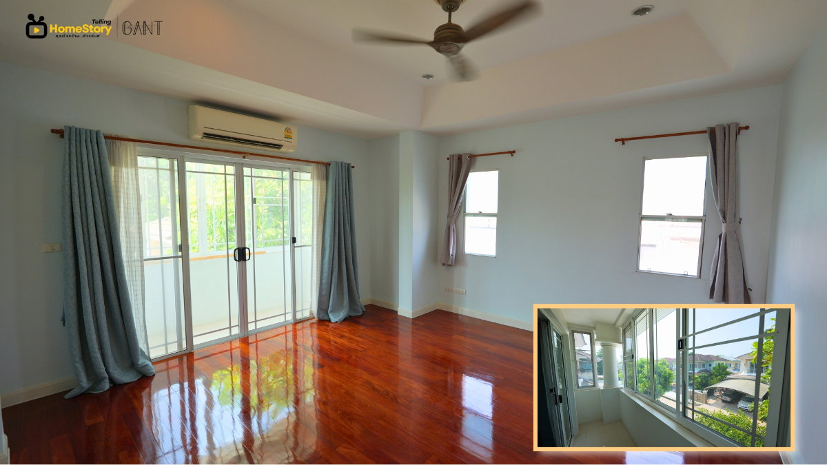 รูป ขายบ้านเดี่ยว 4 ห้องนอน หมู่บ้านนันทวัน สวนหลวง ร.9 ประเวศ กทม. (Gant-353) - รูปที่ 9/20