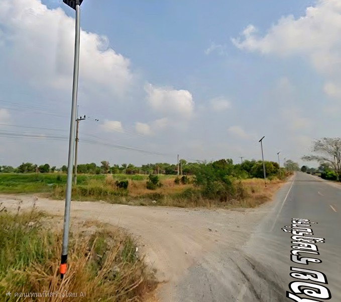 รูป ขายด่วน ที่ดิน 2 ไร่ ซอยราษฏร์บำรุง องครักษ์ ขายเท่าราคาประเมิน 850 บางต่อตารางวา - รูปที่ 2/4