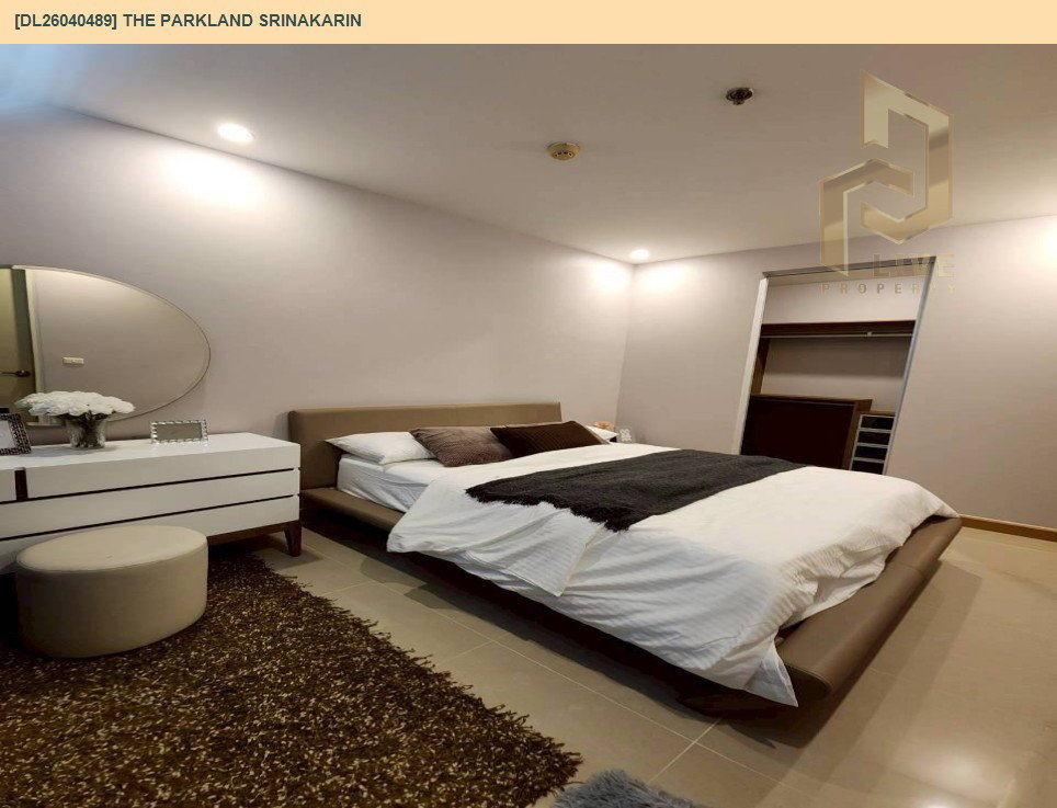 รูป DL26040488 ให้เช่าคอนโด เดอะ พาร์คแลนด์ ศรีนครินทร์ เลคไซด์ (The Parkland Srinakarin Lakeside) ใกล้ - พร้อมเข้าอยู่ โทรด่วน 0653619502 LineID @897iyzll - รูปที่ 2/30