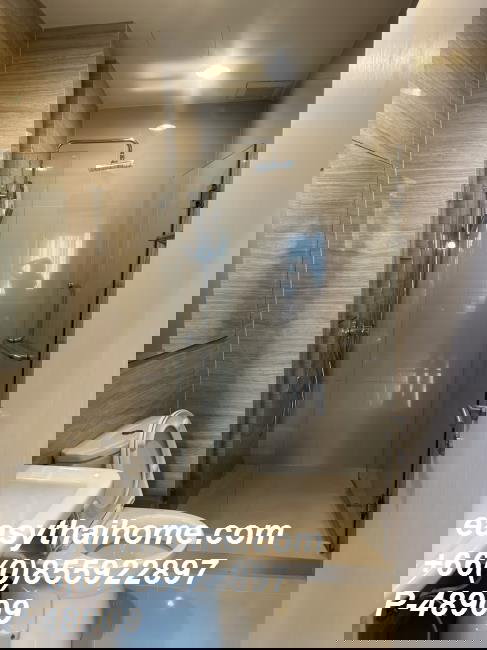 รูป P-48909 คอนโดให้เช่า นิช โมโน สุขุมวิท-แบริ่ง 12,500 บ. ใกล้ BTS แบริ่ง! วิวเมืองสวย 1 ห้องนอน Line Id: @easythaihome | 085-592-2897 - รูปที่ 8/11