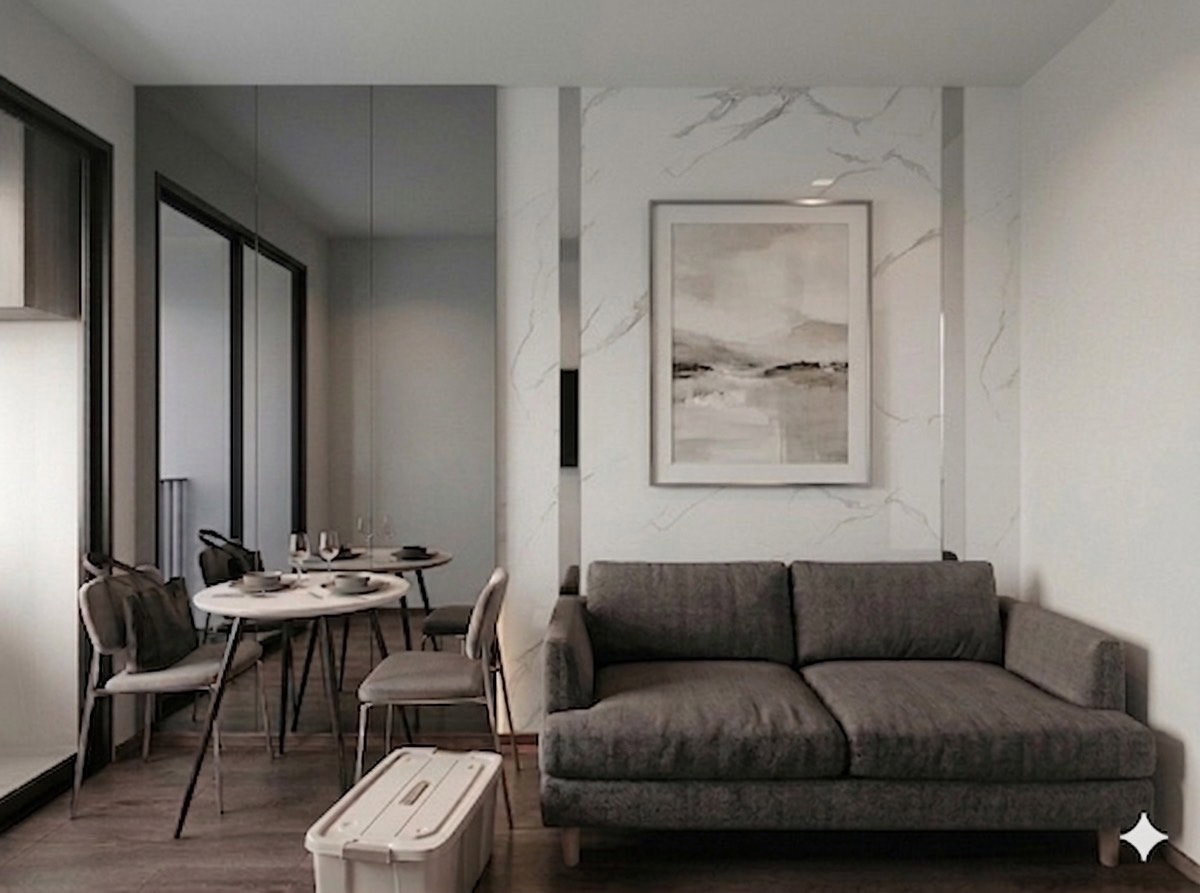 รูป 🔥 ให้เช่า NUE District R9 | ใกล้ MRT พระราม 9 180 เมตร | ห้องใหม่ แต่งสวย ไม่เคยเข้าอยู่ - รูปที่ 2/18