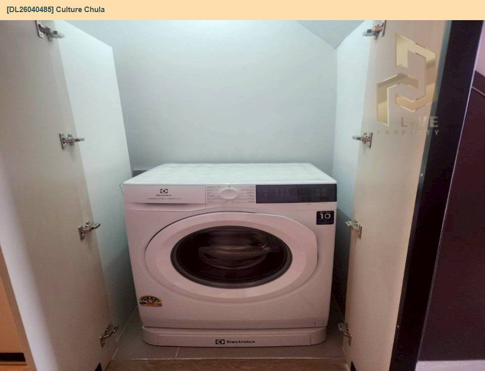 รูป DL26040485 ให้เช่าคอนโด คัลเจอร์ จุฬา (Culture Chula) ใกล้ MRT สามย่าน พร้อมเข้าอยู่ โทรด่วน 0614453194 LineID @162cjixi - รูปที่ 12/13