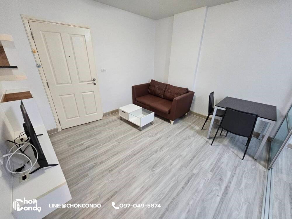 รูป DCondo ดีคอนโด ชั้น1 ตึกA  ------------วิวสวน------------Tel 097-049-5874 (Line: @choncondo มี@ด้วย) - รูปที่ 10/15
