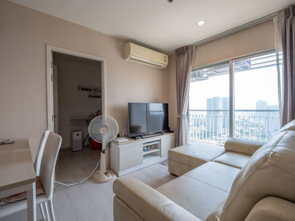 รูป ขายห้องคอนโดราคาดีที่สุด ห้องมุม ชั้นสูงมาก ชั้น 23 ขนาด 45.6 ตรม. แบบ 2 ห้อนนอน คอนโด (แอสปาย สาทร-ตากสิน ทิมเบอร์ โซน - รูปที่ 9/49