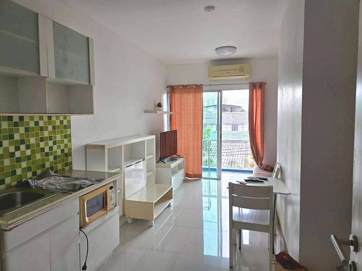 รูป **ขายถูกเพียง 1.9 ล้าน** คอนโด A SPACE อโศก-รัชดา 1 ห้องนอน 35 ตรม.เฟอร์นิเจอร์ เครื่องใช้ไฟฟ้าครบชุด ใกล้รถไฟฟ้าใต้ดิน MRT พระราม 9 / ขาย 1.9 ล้านบาท - รูปที่ 1/14