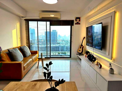 ขายคอนโด : 🔺 ขายคอนโด ฟิวส์ โมเบียส รามคำแหง สเตชั่น อาคาร 1 ชั้น 23 2 ห้องนอน ขนาด 56 ตรม ใกล้ ฟู้ดแลนด์ซุปเปอร์มาร์เก็ต