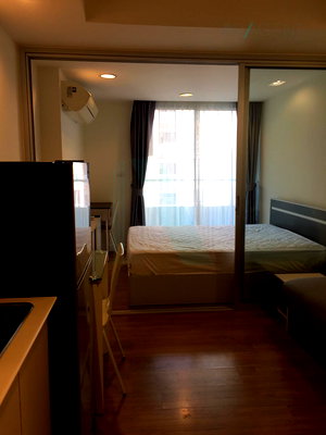 คอนโดให้เช่า : 🚩 ให้เช่าคอนโด เดอะ คริส รัชดา 17 อาคาร 6 ชั้น 4 1 ห้องนอน ขนาด 24.00 ตรม ใกล้ บิ๊กซี  เอ็กซ์ตร้า รัชดา