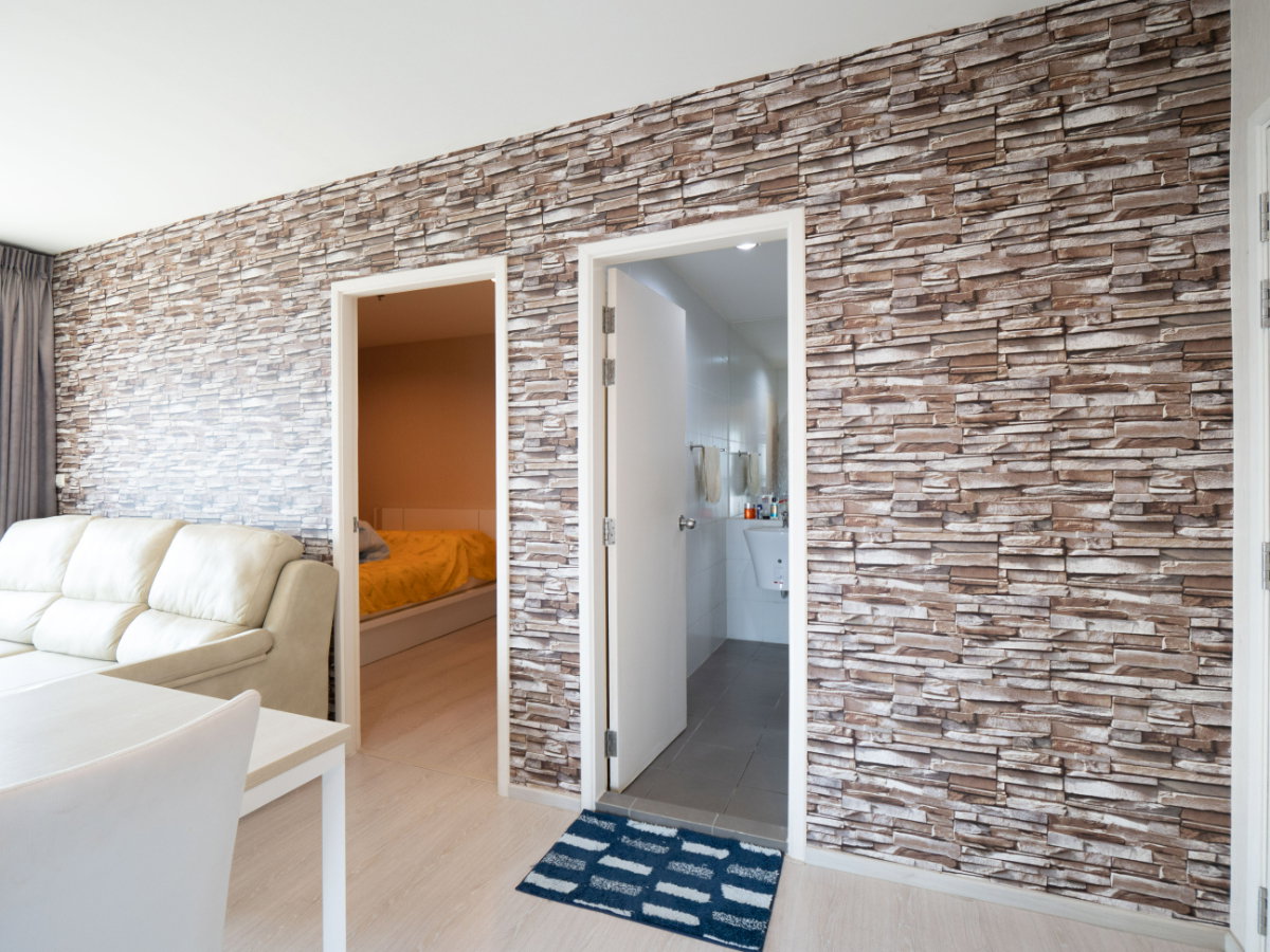 รูป ขายห้องคอนโดราคาดีที่สุด ห้องมุม ชั้นสูงมาก ชั้น 23 ขนาด 45.6 ตรม. แบบ 2 ห้อนนอน คอนโด (แอสปาย สาทร-ตากสิน ทิมเบอร์ โซน - รูปที่ 5/49