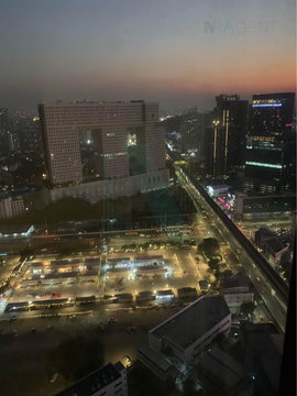 🎊 For Rent Condo MAZARINE RATCHAYOTHIN Building 1, Floor 35,Studio, Room size 26 sqm