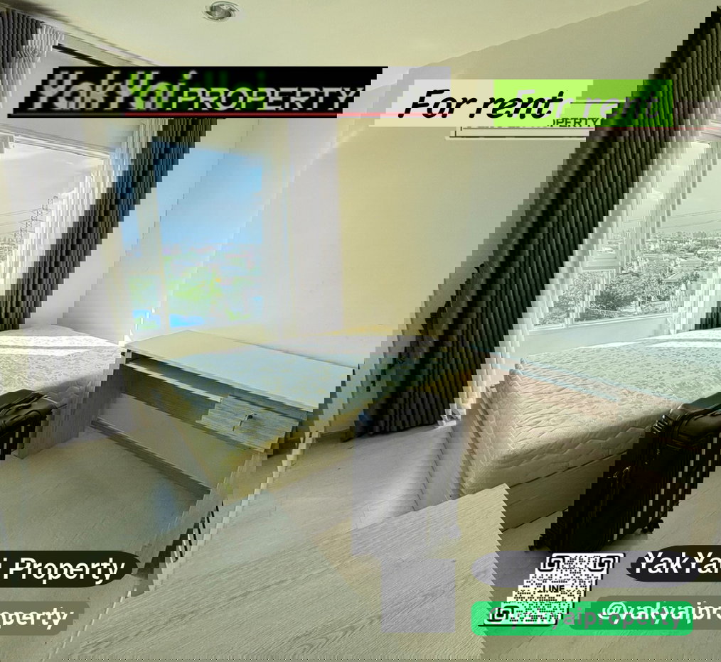 รูป ให้เช่า Aspire Erawan 🎉🎉 ติด BTS เอราวัณ 🚈 🔥🔥 ราคาเช่า 8,000 บาท 💸🩵 เฟอร์นิเจอร์และเครื่องใช้ไฟฟ้าครบ - รูปที่ 1/9