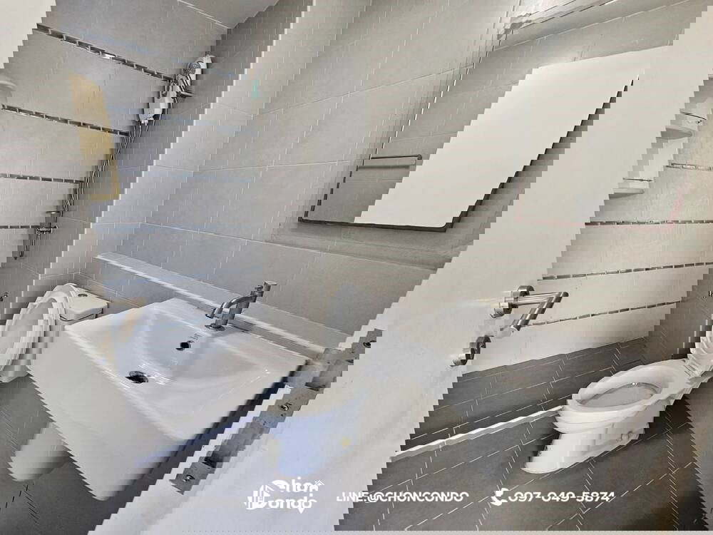 รูป DCondo ดีคอนโด ชั้น7 ตึกB  ------------ วิวโล่ง -----------Tel 097-049-5874 (Line: @choncondo มี@ด้วย) - รูปที่ 4/16