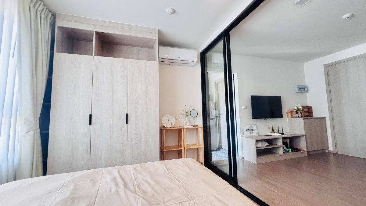 รูป ดีคอนโด รีฟ ภูเก็ต กะทู้ ห้องหน้ากว้างอยู่สบายไม่อึดอัด - รูปที่ 13/40